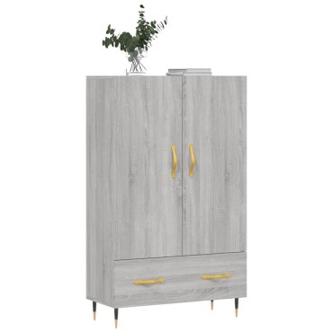 vidaXL Ντουλάπα Γκρι Sonoma 69,5x31x115cm από Επεξεργασμένο Ξύλο 1 τεμ.