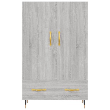 vidaXL Ντουλάπα Γκρι Sonoma 69,5x31x115cm από Επεξεργασμένο Ξύλο 1 τεμ.