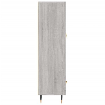 vidaXL Ντουλάπα Γκρι Sonoma 69,5x31x115cm από Επεξεργασμένο Ξύλο 1 τεμ.