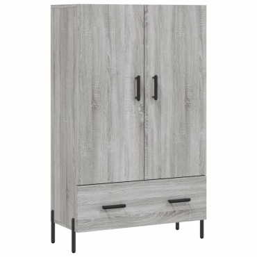 vidaXL Ντουλάπα Γκρι Sonoma 69,5x31x115cm από Επεξεργασμένο Ξύλο 1 τεμ.