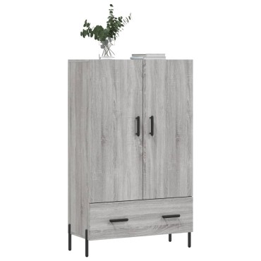 vidaXL Ντουλάπα Γκρι Sonoma 69,5x31x115cm από Επεξεργασμένο Ξύλο 1 τεμ.