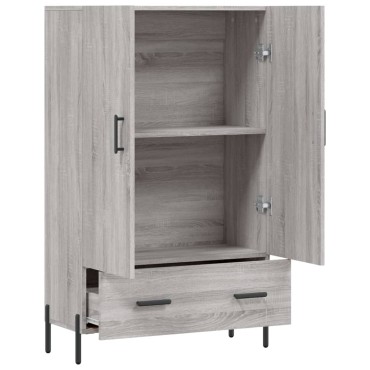 vidaXL Ντουλάπα Γκρι Sonoma 69,5x31x115cm από Επεξεργασμένο Ξύλο 1 τεμ.