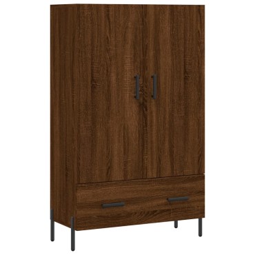 vidaXL Ντουλάπα Καφέ Δρυς 69,5x31x115cm από Επεξεργασμένο Ξύλο 1 τεμ.