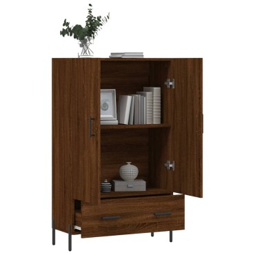 vidaXL Ντουλάπα Καφέ Δρυς 69,5x31x115cm από Επεξεργασμένο Ξύλο 1 τεμ.