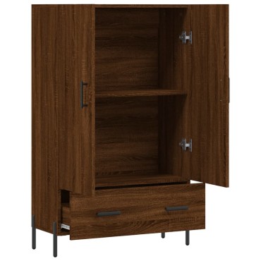 vidaXL Ντουλάπα Καφέ Δρυς 69,5x31x115cm από Επεξεργασμένο Ξύλο 1 τεμ.