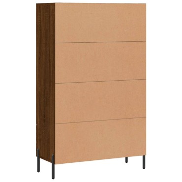 vidaXL Ντουλάπα Καφέ Δρυς 69,5x31x115cm από Επεξεργασμένο Ξύλο 1 τεμ.