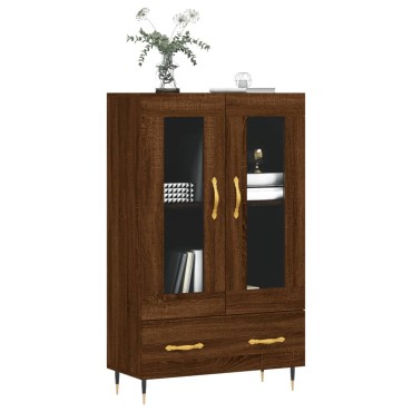 vidaXL Ντουλάπα Καφέ Δρυς 69,5x31x115cm από Επεξεργασμένο Ξύλο 1 τεμ.