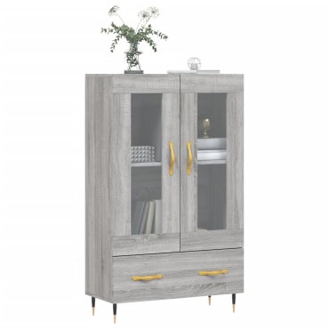 vidaXL Ντουλάπα Γκρι Sonoma 69,5x31x115cm από Επεξεργασμένο Ξύλο 1 τεμ.