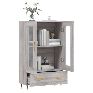 vidaXL Ντουλάπα Γκρι Sonoma 69,5x31x115cm από Επεξεργασμένο Ξύλο 1 τεμ.