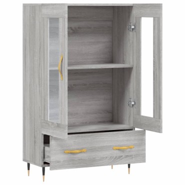 vidaXL Ντουλάπα Γκρι Sonoma 69,5x31x115cm από Επεξεργασμένο Ξύλο 1 τεμ.