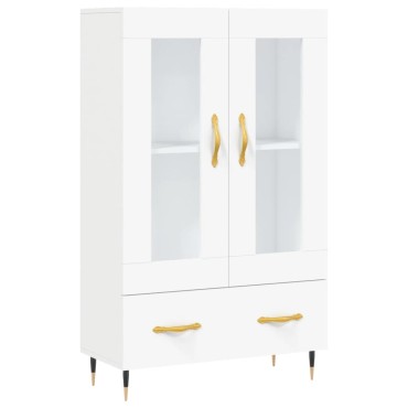 vidaXL Ντουλάπα Λευκή 69,5x31x115cm από Επεξεργασμένο Ξύλο 1 τεμ.