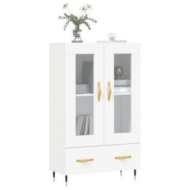 vidaXL Ντουλάπα Λευκή 69,5x31x115cm από Επεξεργασμένο Ξύλο 1 τεμ.