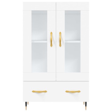 vidaXL Ντουλάπα Λευκή 69,5x31x115cm από Επεξεργασμένο Ξύλο 1 τεμ.