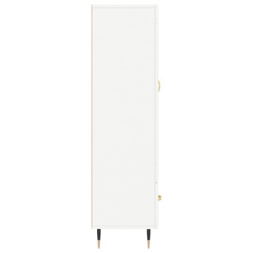 vidaXL Ντουλάπα Λευκή 69,5x31x115cm από Επεξεργασμένο Ξύλο 1 τεμ.