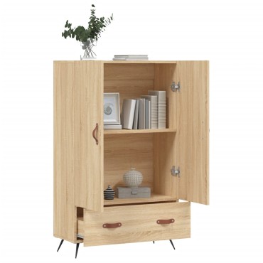 vidaXL Ντουλάπα Sonoma Δρυς 69,5x31x115cm από Επεξεργασμένο Ξύλο 1 τεμ.