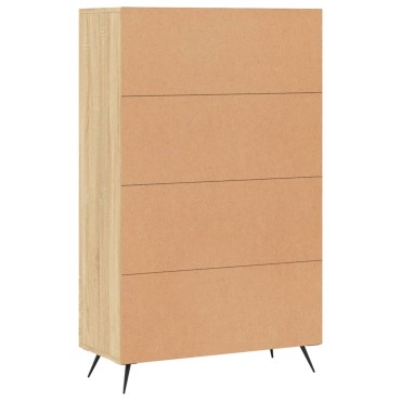 vidaXL Ντουλάπα Sonoma Δρυς 69,5x31x115cm από Επεξεργασμένο Ξύλο 1 τεμ.