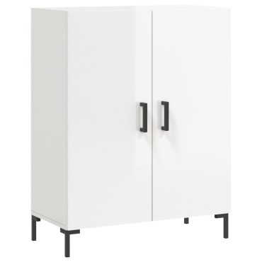 vidaXL Ντουλάπι Γυαλιστερό Λευκό 69,5x34x90cm Επεξεργασμένο Ξύλο 1 τεμ.