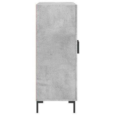 vidaXL Ντουλάπι Γκρι Σκυροδέματος 69,5x34x90cm Επεξεργασμένο Ξύλο 1 τεμ.