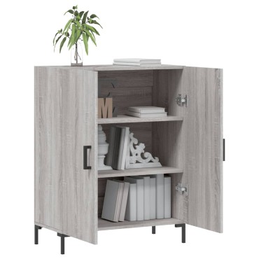 vidaXL Ντουλάπι Γκρι Sonoma 69,5x34x90cm από Επεξεργασμένο Ξύλο 1 τεμ.