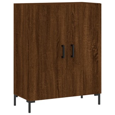 vidaXL Ντουλάπι Καφέ Δρυς 69,5x34x90cm Επεξεργασμένο Ξύλο 1 τεμ.