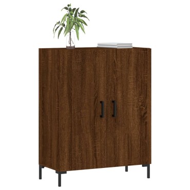 vidaXL Ντουλάπι Καφέ Δρυς 69,5x34x90cm Επεξεργασμένο Ξύλο 1 τεμ.