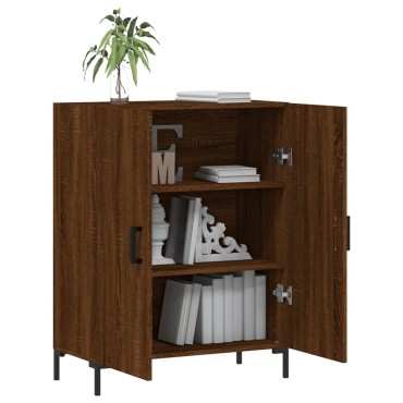vidaXL Ντουλάπι Καφέ Δρυς 69,5x34x90cm Επεξεργασμένο Ξύλο 1 τεμ.
