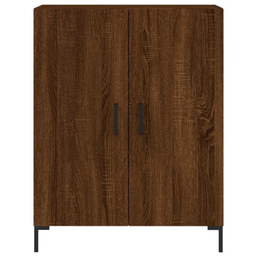 vidaXL Ντουλάπι Καφέ Δρυς 69,5x34x90cm Επεξεργασμένο Ξύλο 1 τεμ.