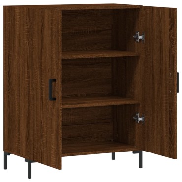 vidaXL Ντουλάπι Καφέ Δρυς 69,5x34x90cm Επεξεργασμένο Ξύλο 1 τεμ.