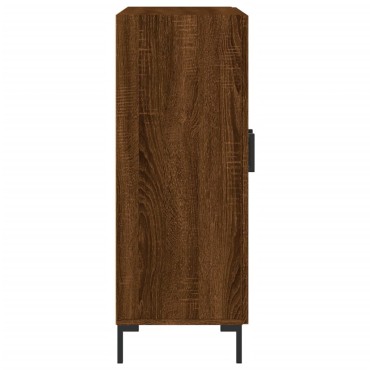 vidaXL Ντουλάπι Καφέ Δρυς 69,5x34x90cm Επεξεργασμένο Ξύλο 1 τεμ.