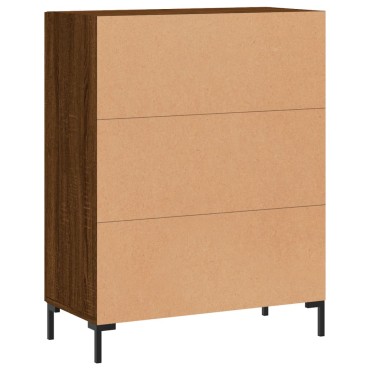 vidaXL Ντουλάπι Καφέ Δρυς 69,5x34x90cm Επεξεργασμένο Ξύλο 1 τεμ.