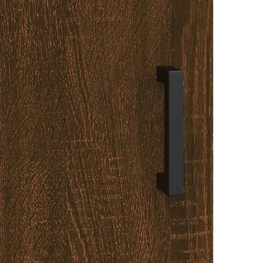 vidaXL Ντουλάπι Καφέ Δρυς 69,5x34x90cm Επεξεργασμένο Ξύλο 1 τεμ.