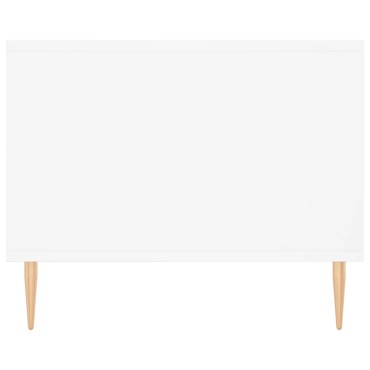 vidaXL Τραπεζάκι Σαλονιού Λευκό 90x50x40cm Επεξεργασμένο Ξύλο 1 τεμ.