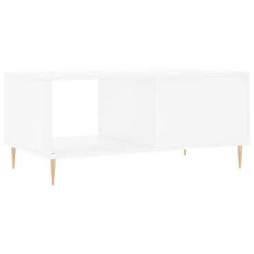 vidaXL Τραπεζάκι Σαλονιού Λευκό 90x50x40cm Επεξεργασμένο Ξύλο 1 τεμ.