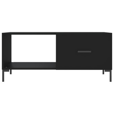vidaXL Τραπεζάκι Σαλονιού Μαύρο 90x50x40cm Επεξεργασμένο Ξύλο 1 τεμ.