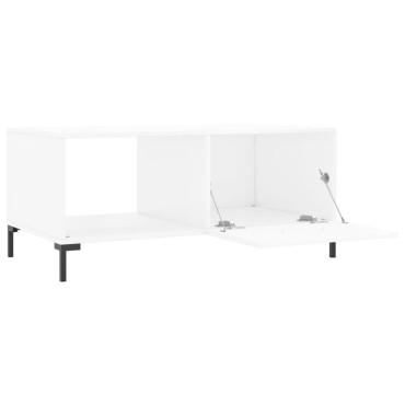 vidaXL Τραπεζάκι Σαλονιού Λευκό 90x50x40cm Επεξεργασμένο Ξύλο 1 τεμ.