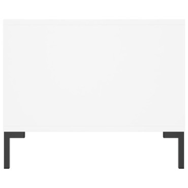 vidaXL Τραπεζάκι Σαλονιού Λευκό 90x50x40cm Επεξεργασμένο Ξύλο 1 τεμ.