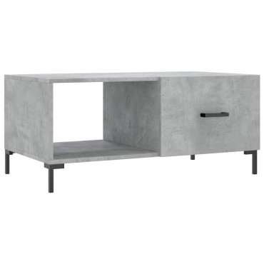 vidaXL Τραπεζάκι Σαλονιού Γκρι Σκυρ. 90x50x40cm Επεξεργασμένο Ξύλο 1 τεμ.