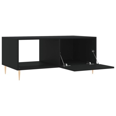 vidaXL Τραπεζάκι Σαλονιού Μαύρο 90x50x40cm Επεξεργασμένο Ξύλο 1 τεμ.