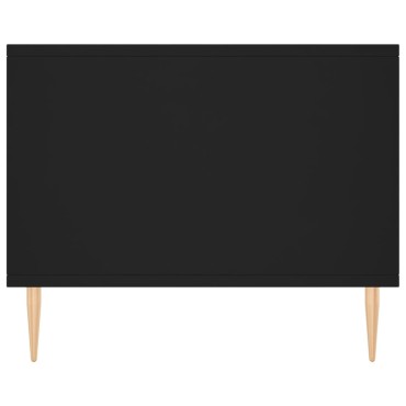 vidaXL Τραπεζάκι Σαλονιού Μαύρο 90x50x40cm Επεξεργασμένο Ξύλο 1 τεμ.
