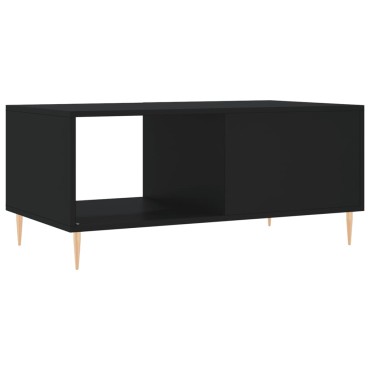 vidaXL Τραπεζάκι Σαλονιού Μαύρο 90x50x40cm Επεξεργασμένο Ξύλο 1 τεμ.