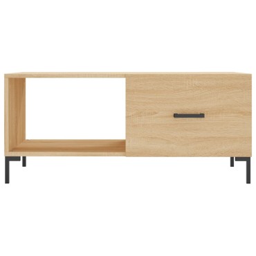 vidaXL Τραπεζάκι Σαλονιού Sonoma Δρυς 90x50x40cm Επεξεργασμένο Ξύλο 1 τεμ.