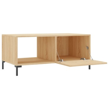 vidaXL Τραπεζάκι Σαλονιού Sonoma Δρυς 90x50x40cm Επεξεργασμένο Ξύλο 1 τεμ.