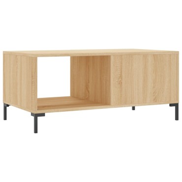vidaXL Τραπεζάκι Σαλονιού Sonoma Δρυς 90x50x40cm Επεξεργασμένο Ξύλο 1 τεμ.