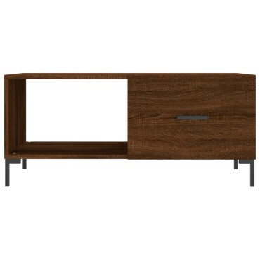 vidaXL Τραπεζάκι Σαλονιού Καφέ Δρυς 90x50x40cm Επεξεργασμένο Ξύλο 1 τεμ.