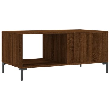 vidaXL Τραπεζάκι Σαλονιού Καφέ Δρυς 90x50x40cm Επεξεργασμένο Ξύλο 1 τεμ.