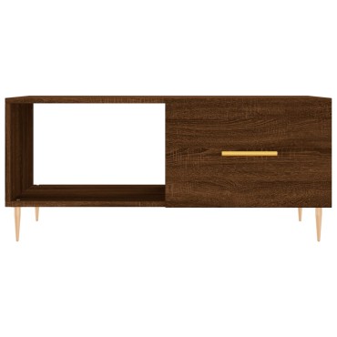 vidaXL Τραπεζάκι Σαλονιού Καφέ Δρυς 90x50x40cm Επεξεργασμένο Ξύλο 1 τεμ.