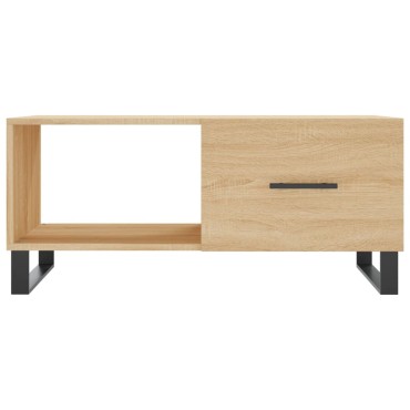 vidaXL Τραπεζάκι Σαλονιού Sonoma Δρυς 90x50x40cm Επεξεργασμένο Ξύλο 1 τεμ.