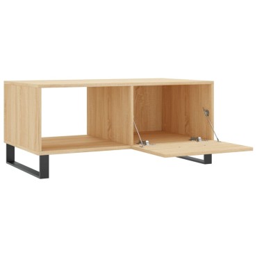 vidaXL Τραπεζάκι Σαλονιού Sonoma Δρυς 90x50x40cm Επεξεργασμένο Ξύλο 1 τεμ.