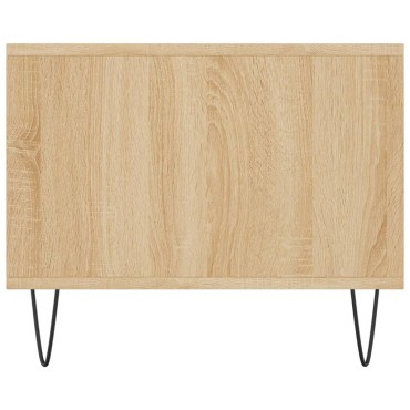 vidaXL Τραπεζάκι Σαλονιού Sonoma Δρυς 90x50x40cm Επεξεργασμένο Ξύλο 1 τεμ.