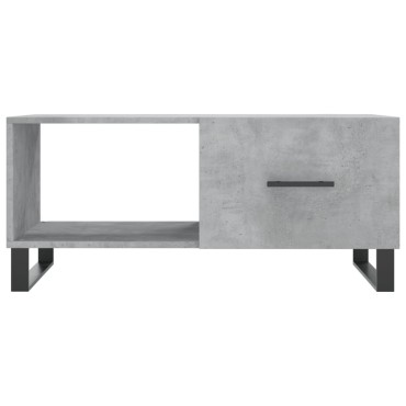 vidaXL Τραπεζάκι Σαλονιού Γκρι Σκυρ. 90x50x40cm Επεξεργασμένο Ξύλο 1 τεμ.